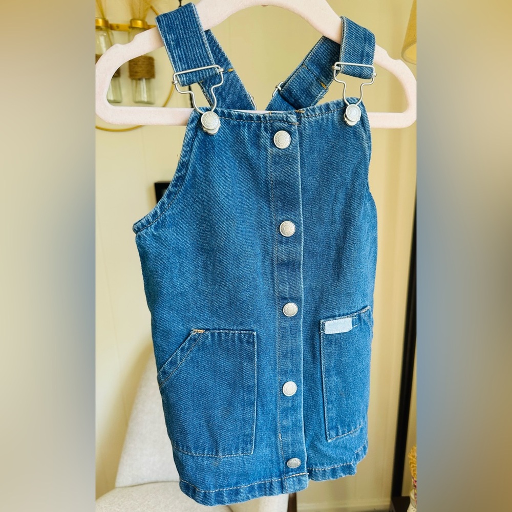 7 For All Mankind Blue Denim Kids Dress